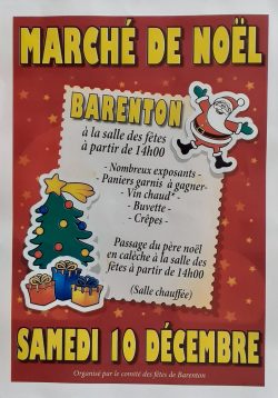 affiche marché de NoËL