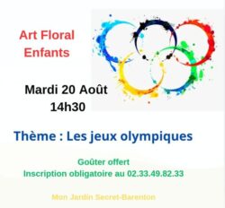 affiche art floral