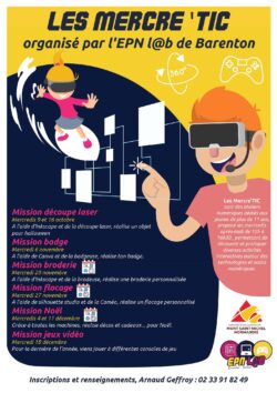 Ateliers numériques Mercre'tic