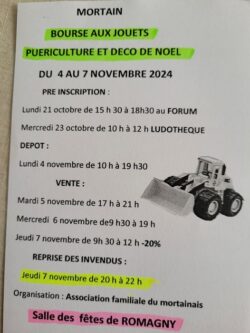 Bourse aux jouets