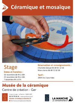 Stage céramque et mosaïque