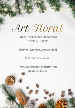 art floral décembre