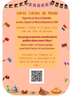 soirée cuisine du monde