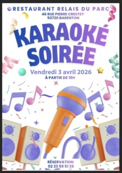 affiche karaoké 3 avril