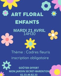 art floral enfants du 21 avril