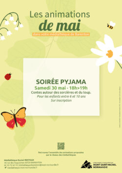 Affiche Soirée pyjama Mai 2026