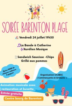 Barenton Plage 24 juillet