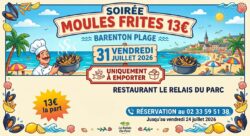 Barenton plage moules frites
